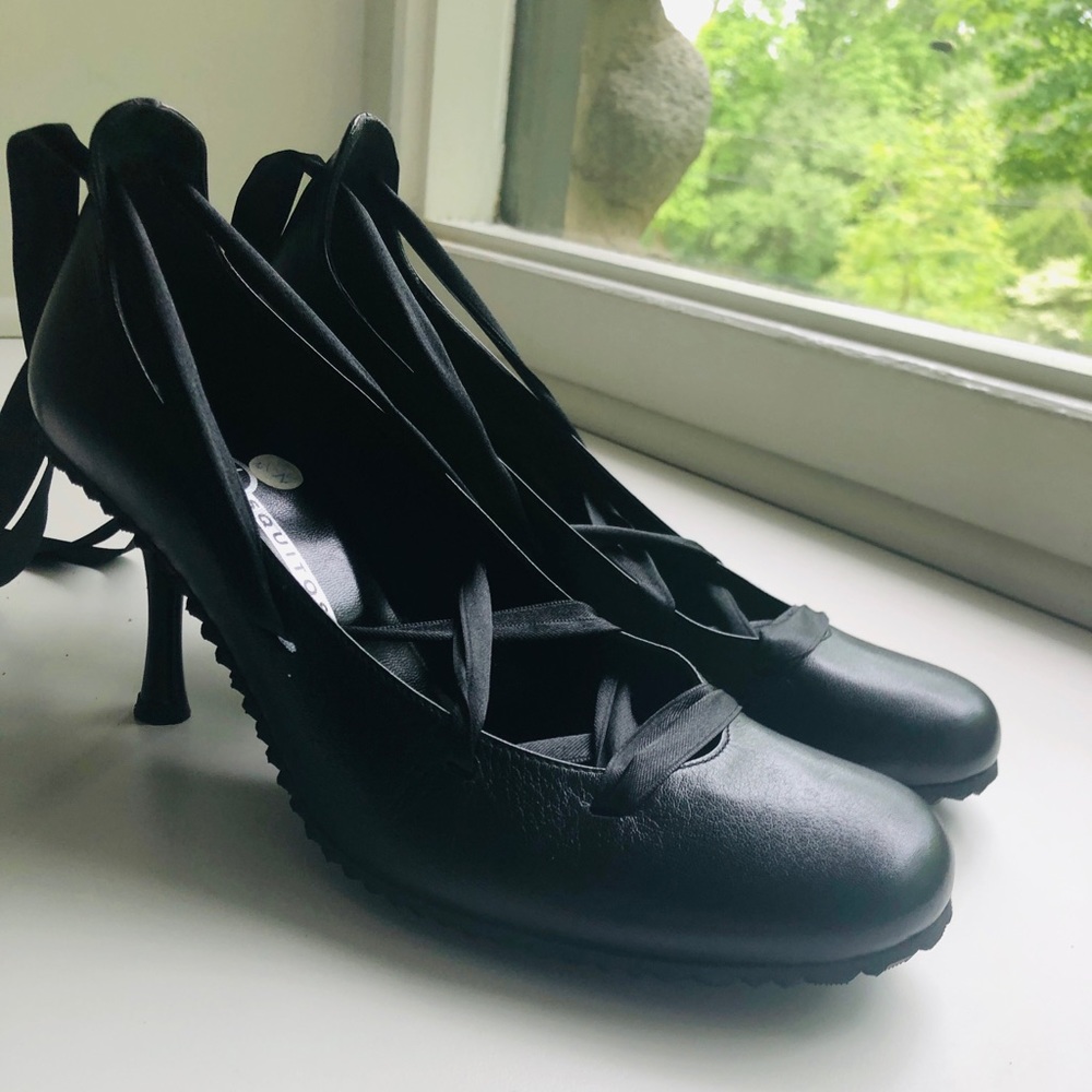 Mosquitos Satin Lace Up M-Heel